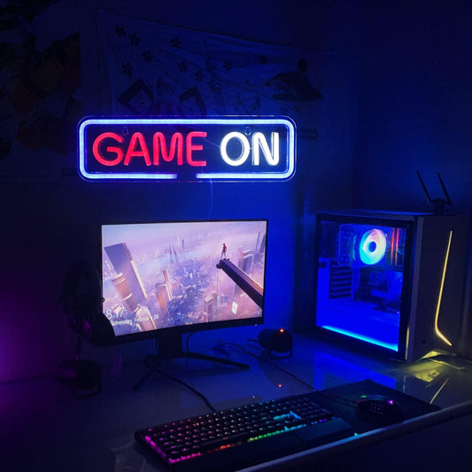 Game On Neon Sign