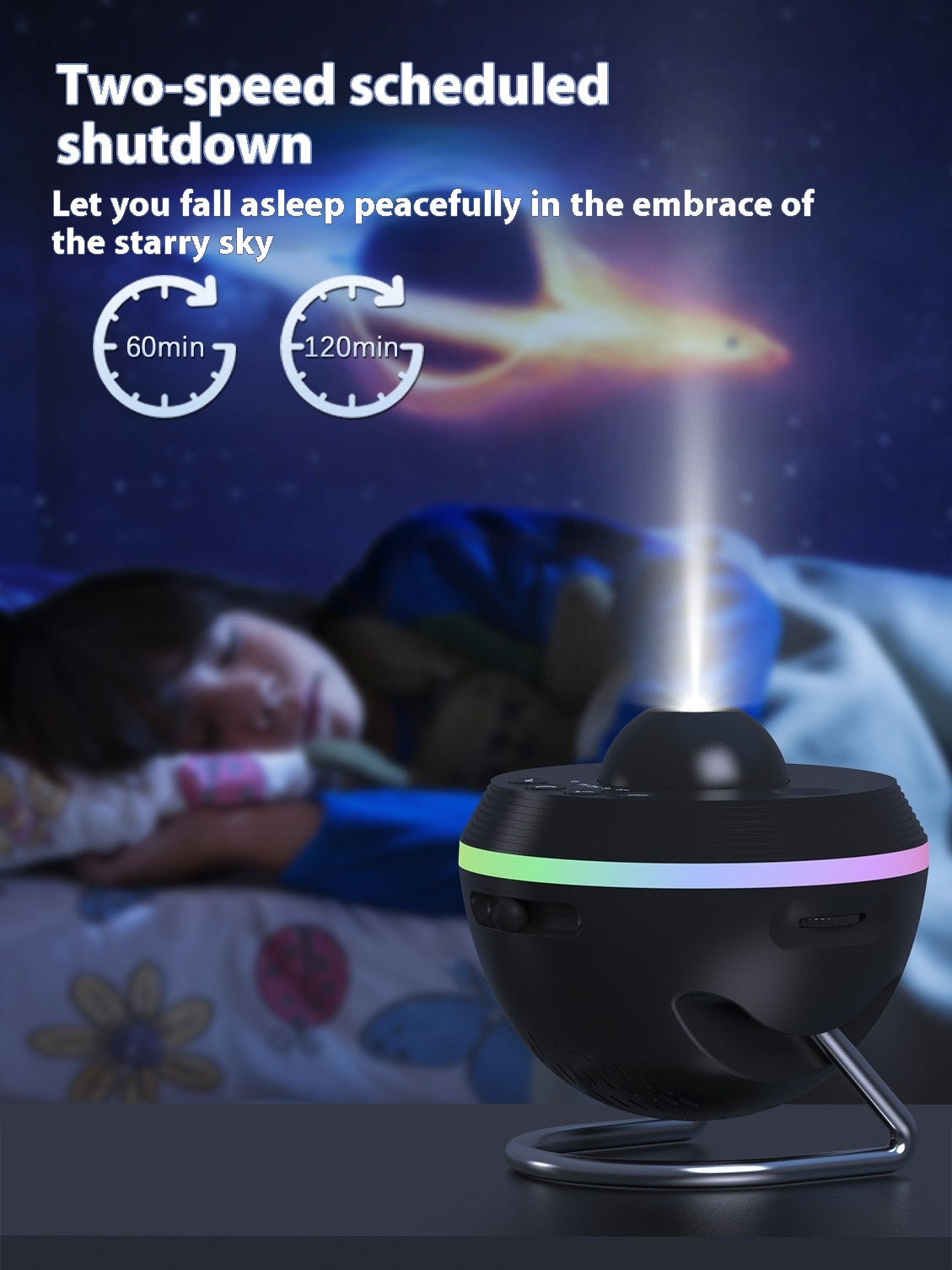 COLOURTHE Dynamic Meteor Ultra Clear Galaxy Projector - 13 Film