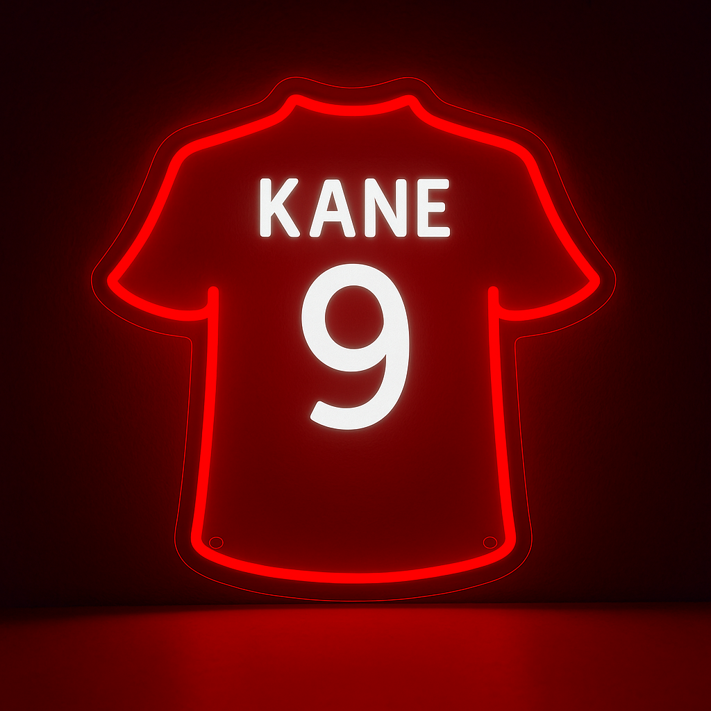 KANE #9 Glow Jersey Neon Sign Light