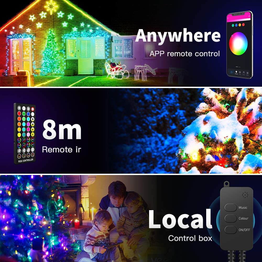 Colourthe RGBIC Colorful Decorative Light String