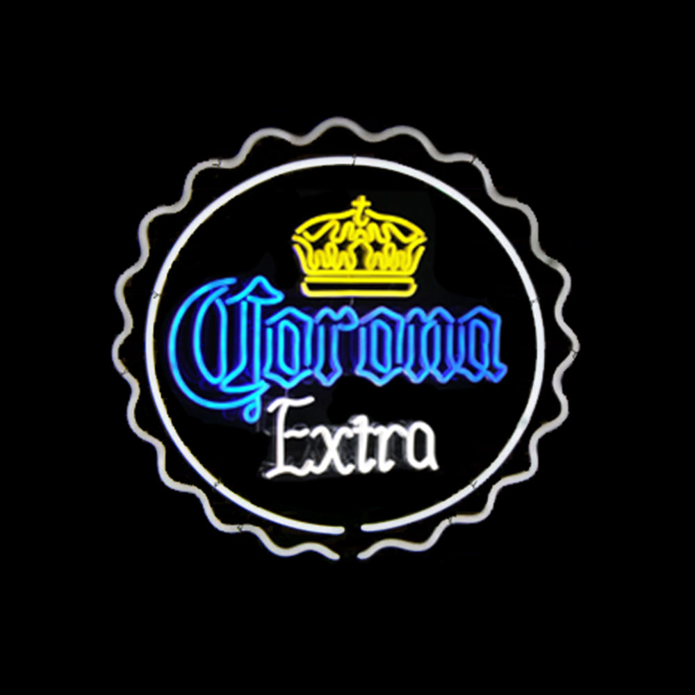 Corona Extra Bottle Cap Beer Neon Sign For Bar Decor