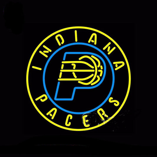 Indiana Pacers Basketball Theme Neon Sign Light For Man Cave