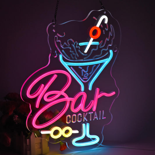 Bar Drink Cooktail Led Neon Sign For Bar Decor