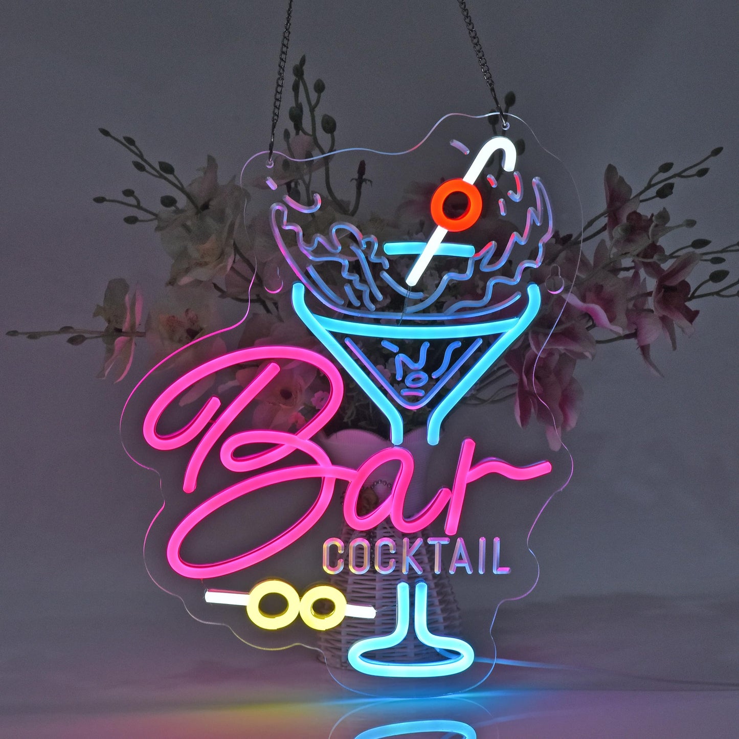 Bar Drink Cooktail Led Neon Sign For Bar Decor