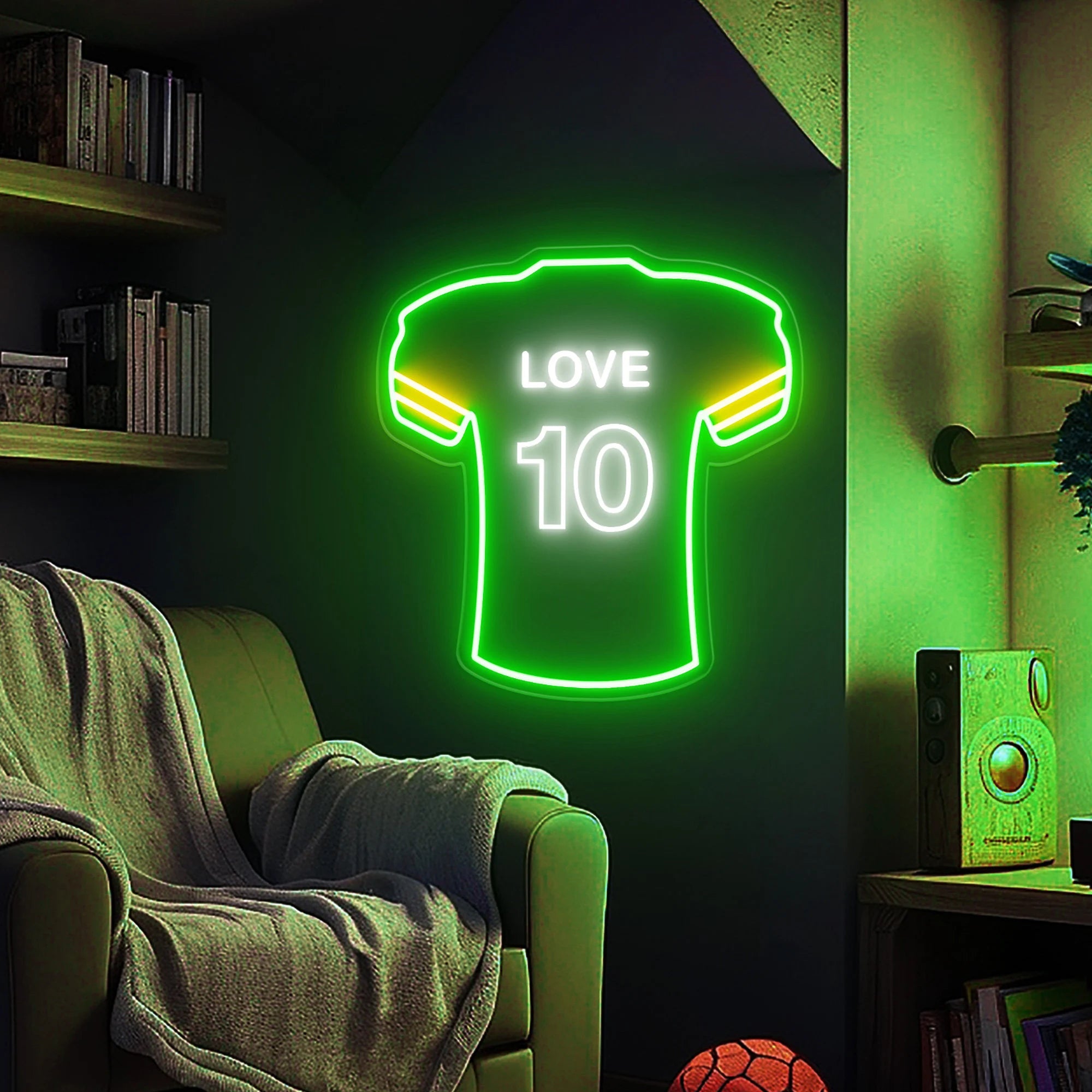 Favre #4 Football Glow Jersey Neon Sign Light