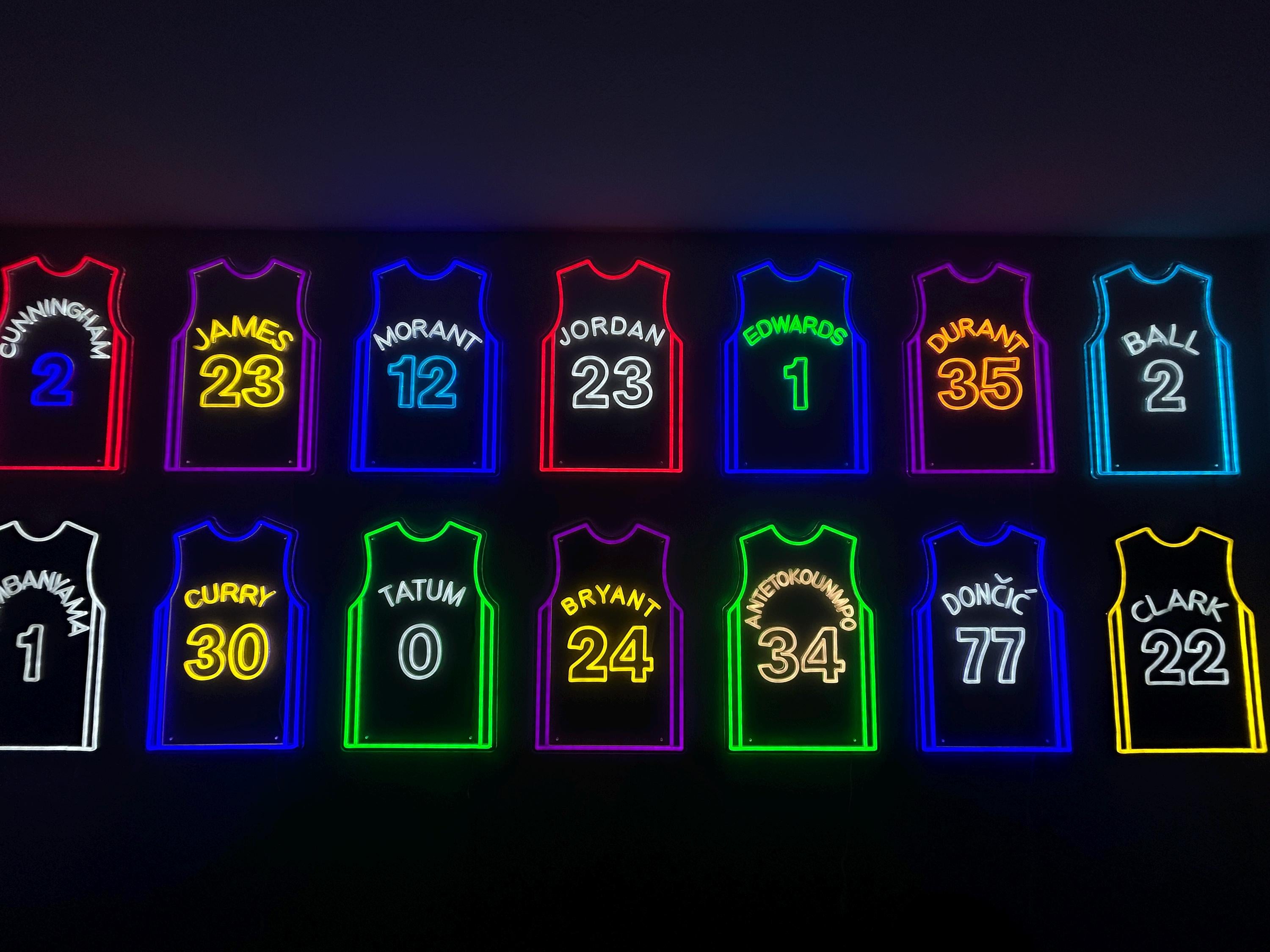 LeBron James Glow Jersey Neon Sign Light