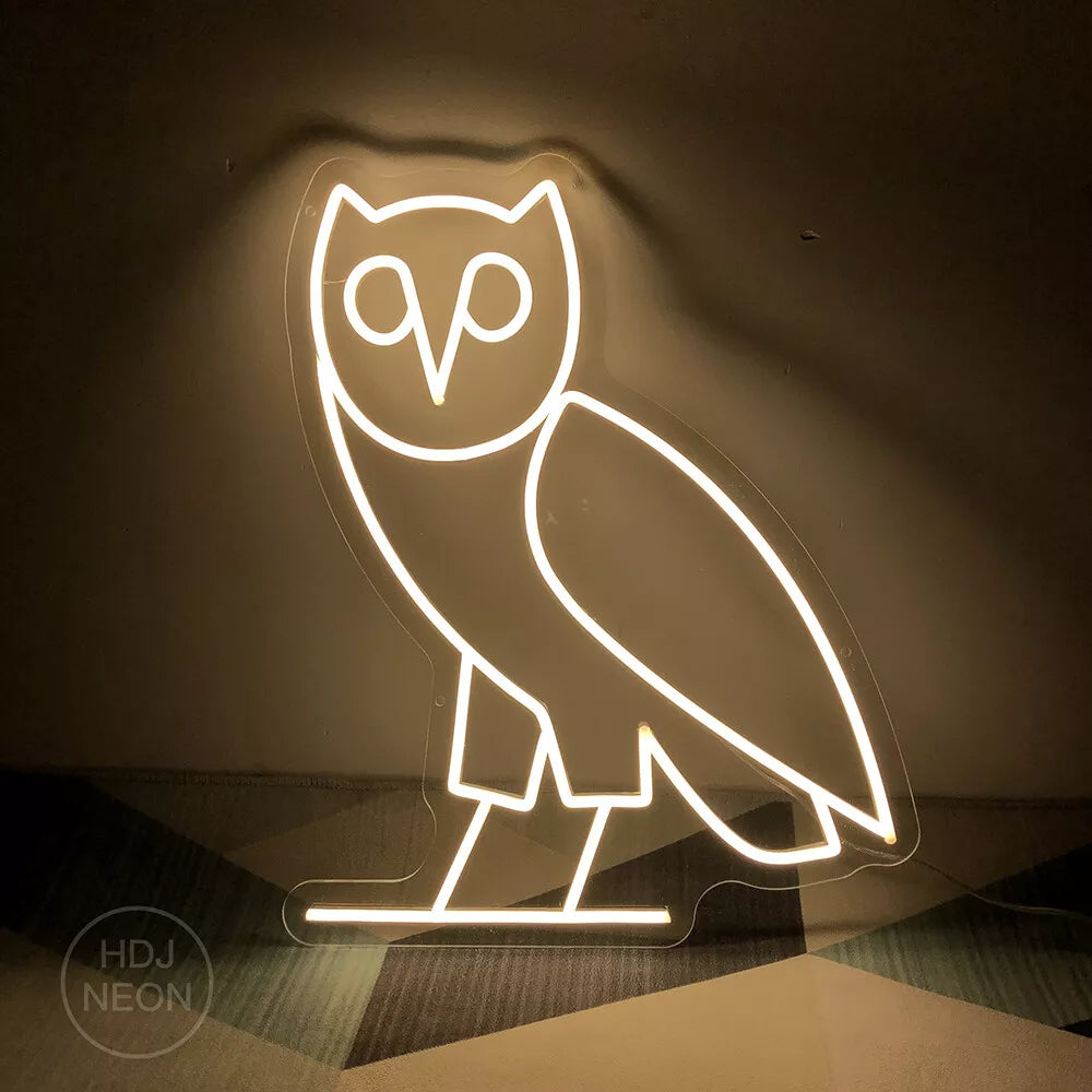 Owl Neon Sign For Wall Decor