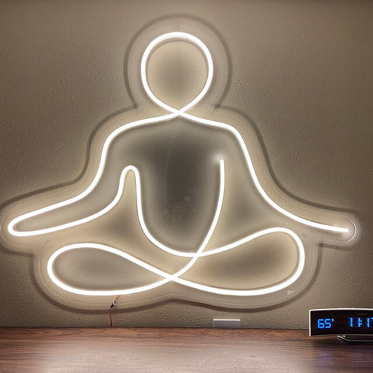 Yoga Neon Sign for Home Decor Wall Hanging