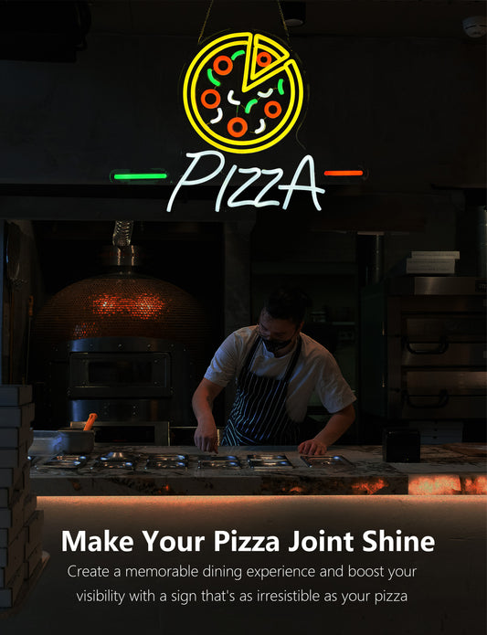 Pizza Neon Sign For Restaurant Wall Decor