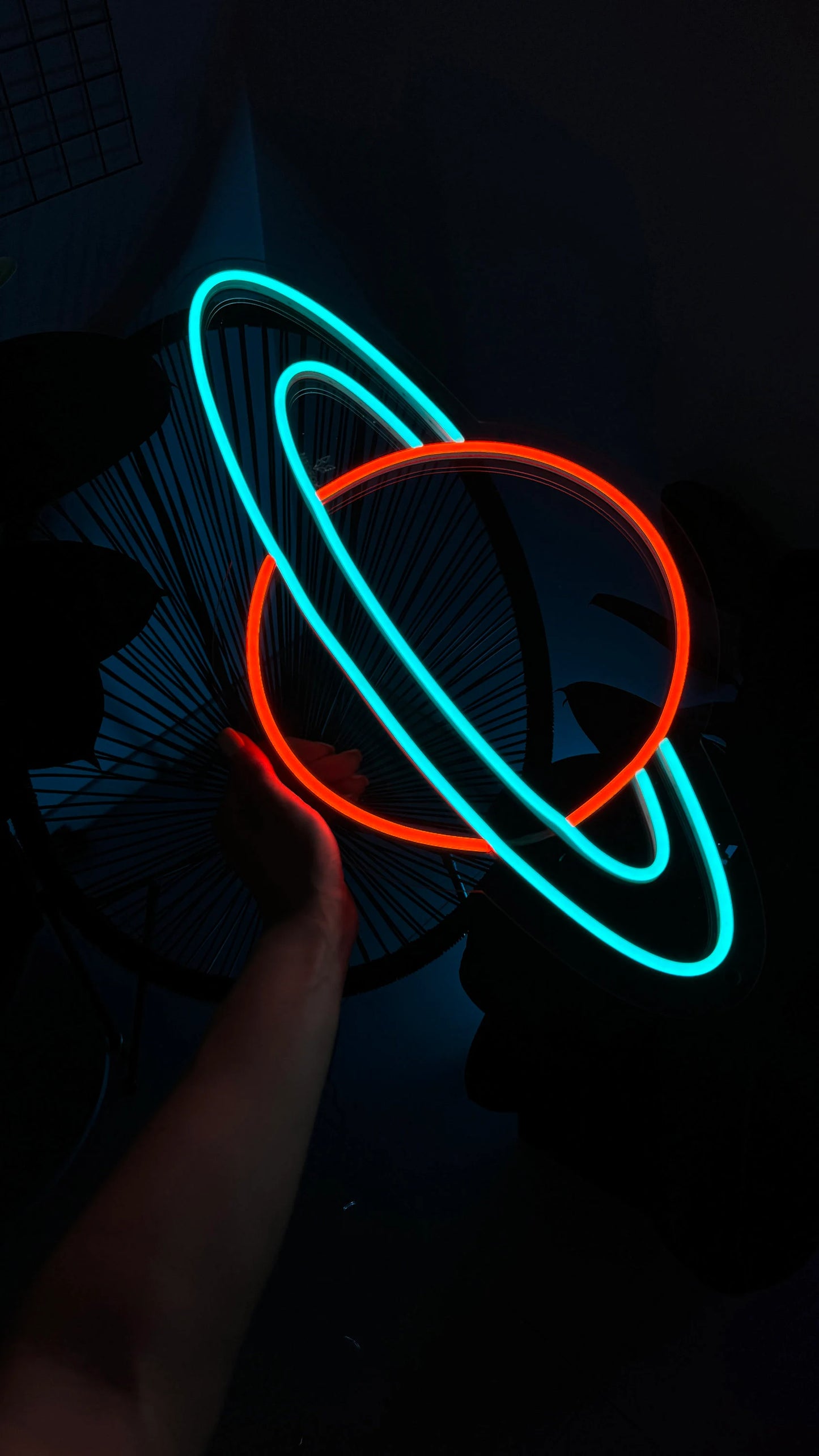 Space Planet Led Neon Sign for Nature Inspired Wall Art