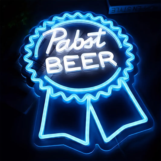 Pabst Beer Neon LED Sign For Bar Wall Decor