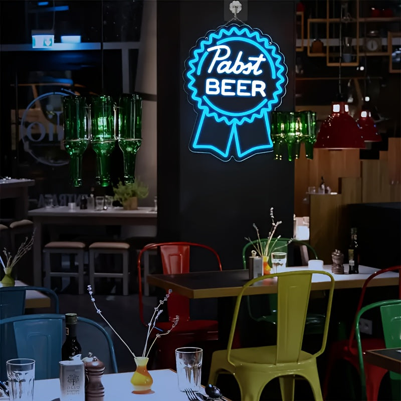 Pabst Beer Neon LED Sign For Bar Wall Decor