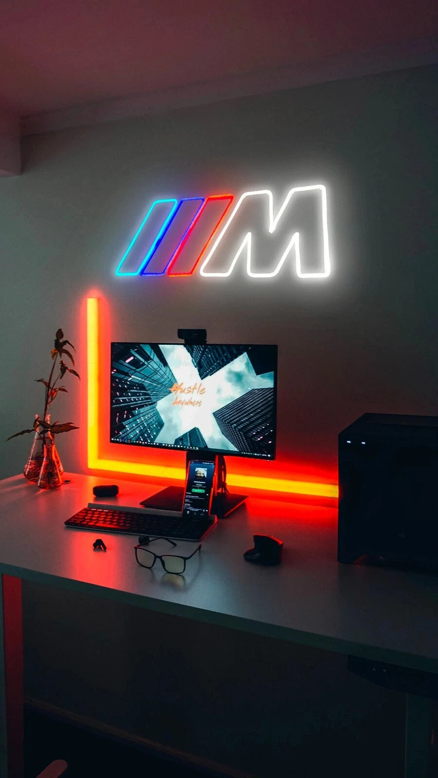 BMW M Logo Neon Sign Light