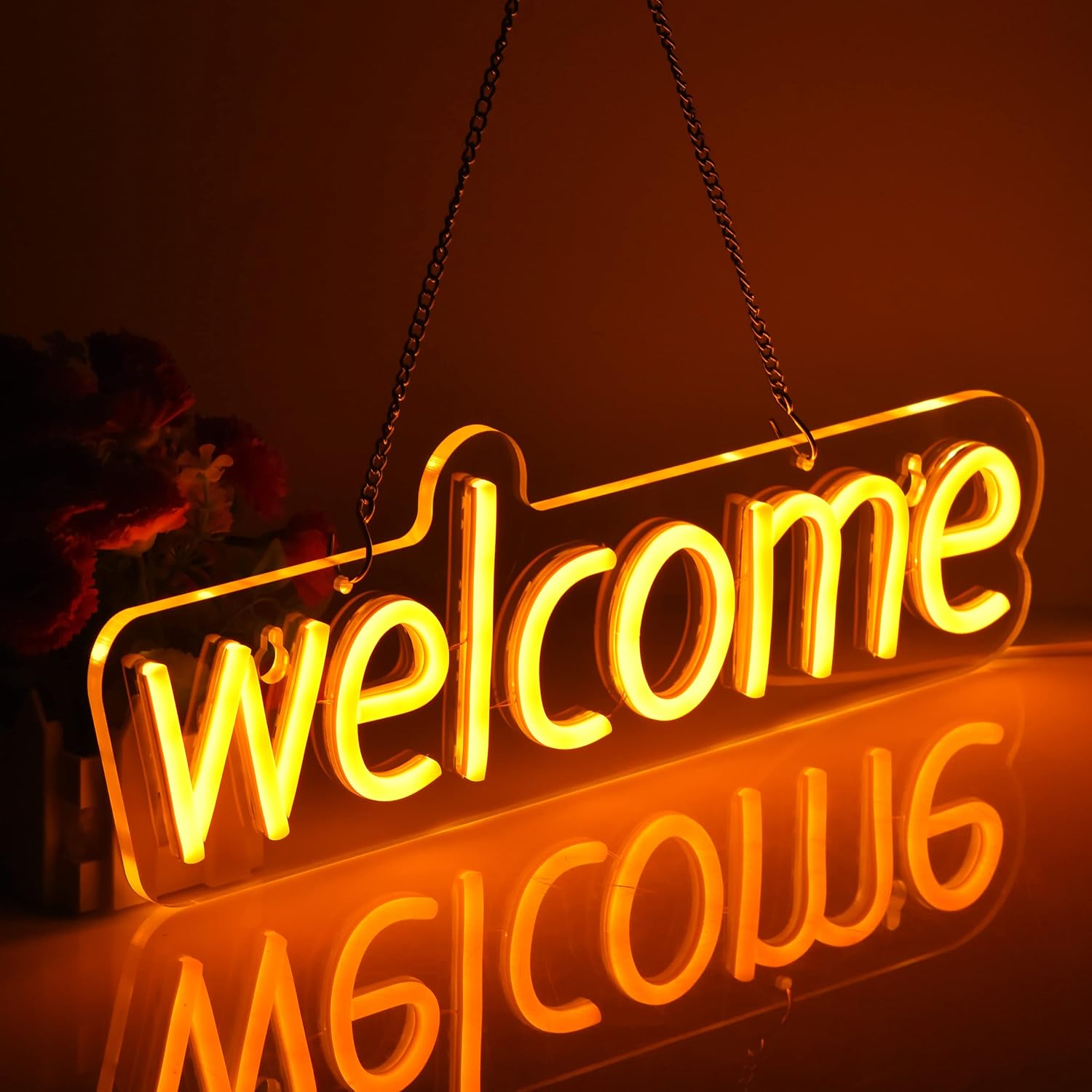 Illuminate Your Space with Stunning Welcome Neon Signs