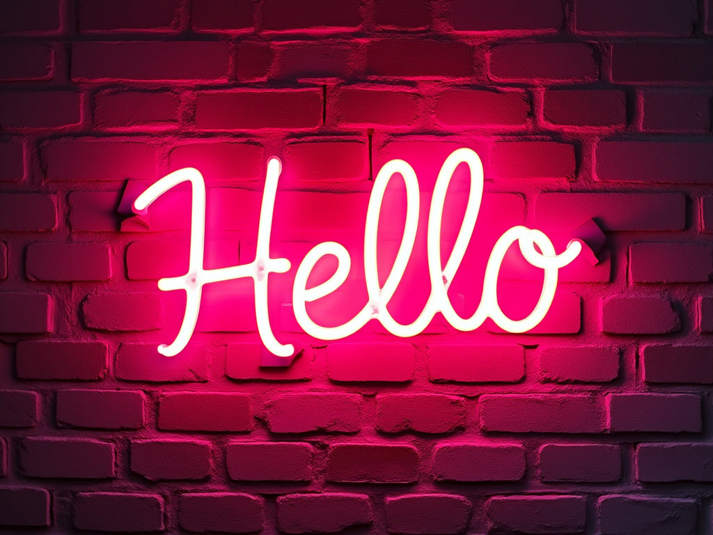 How to Choose the Best "Hello" Neon Sign for Your Space: A Guide for Home Decor Enthusiasts and Business Owners