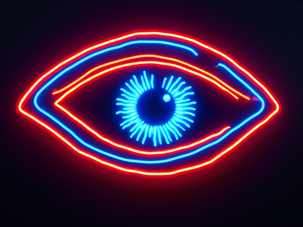 Evil Eye Neon Sign: Illuminate Your Space with Mystical Charm