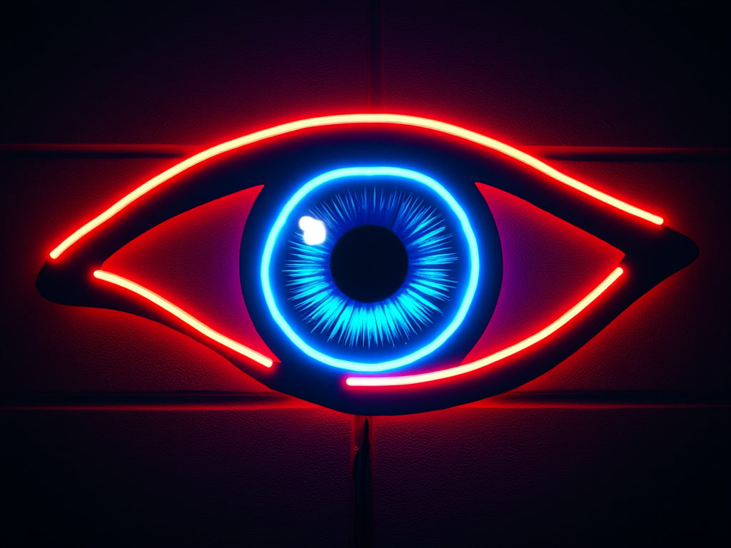 Evil Eye Neon Sign: Elevate Your Event and Decor with Unique Neon Lighting