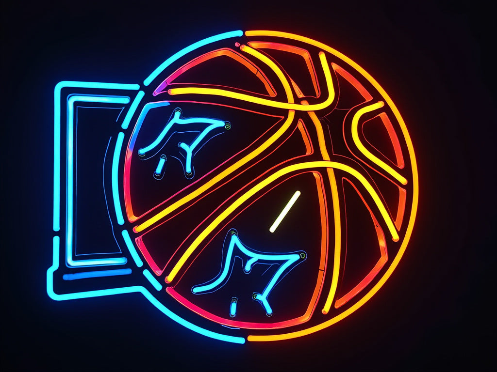 Basketball Night Neon Sign: Transform Your Space with Innovative Sports Decor