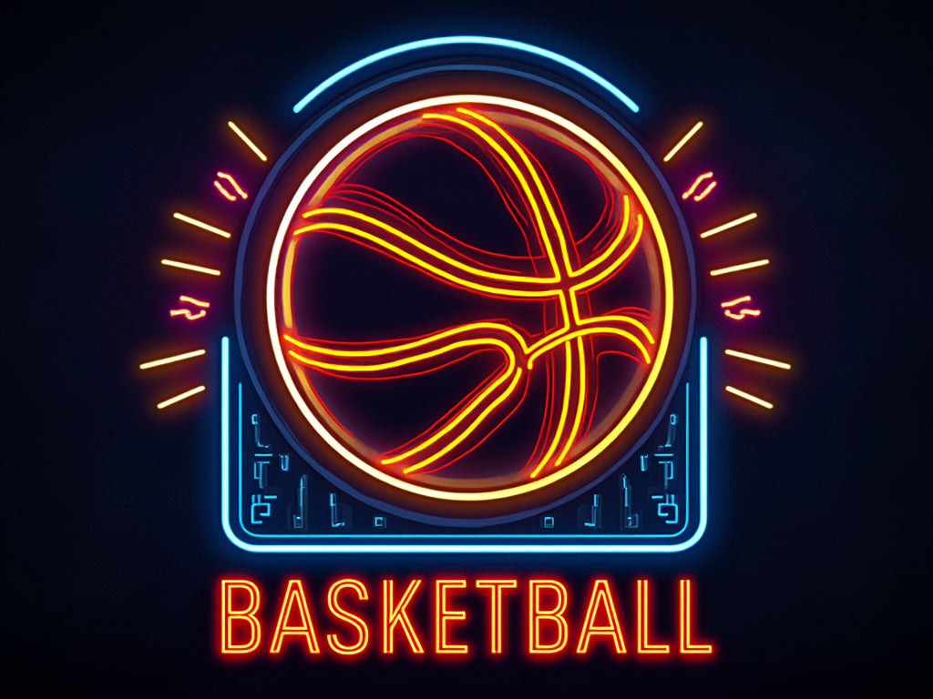 Transform Your Space with Basketball Neon Bar Signs and Sports Lounge Neon Lights