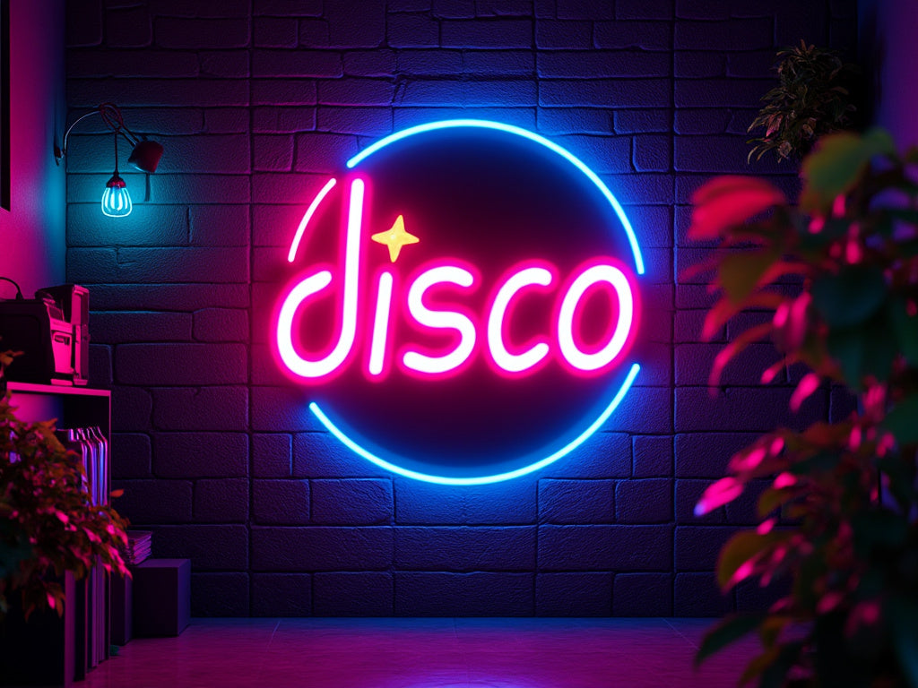 Illuminate Your Space with Disco Night Neon Signs