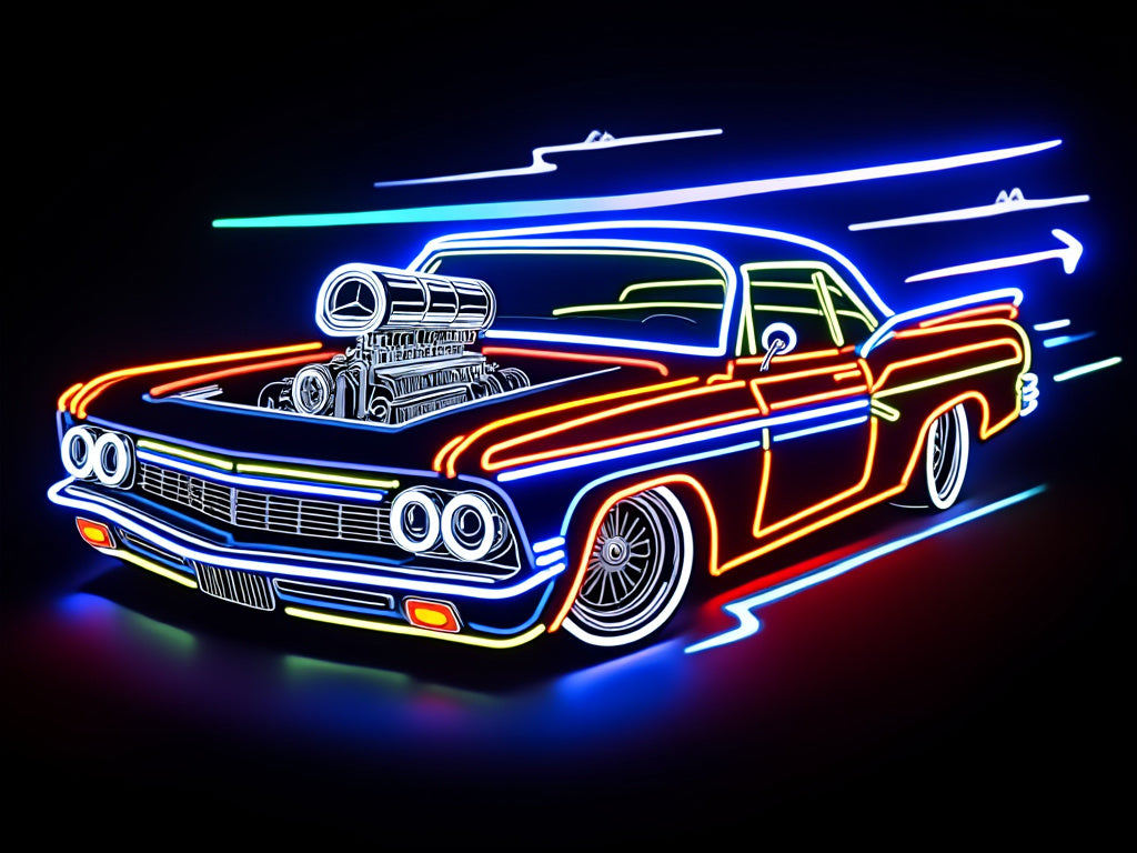 Check Engine Neon Sign: Illuminate Your Space with Style and Functionality