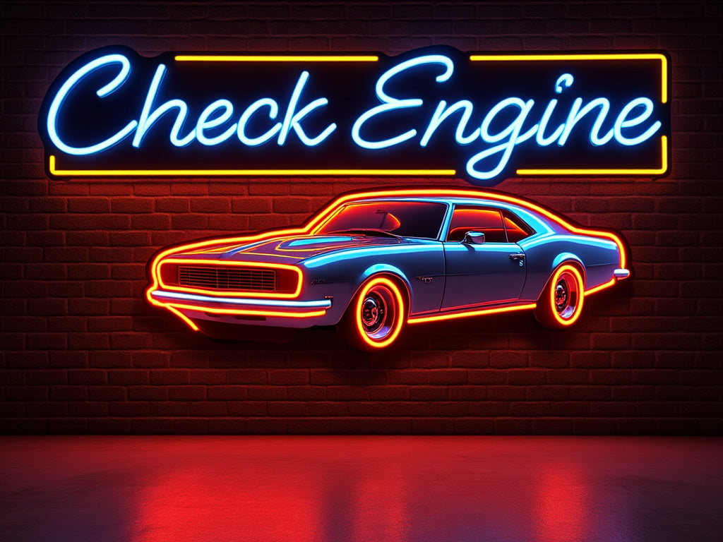 Best Check Engine Neon Sign: Top-Rated Automotive Neon Signs