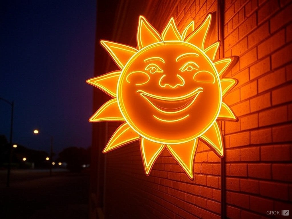 Illuminate Your Space with Sun and Moon Neon Signs