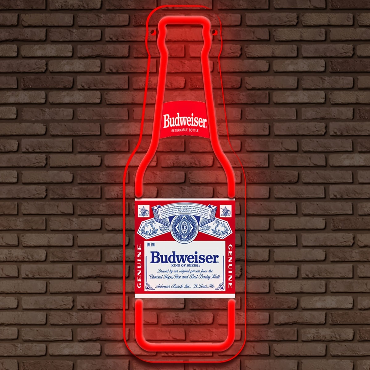 Budweiser Beer Neon Sign For Bar Decor