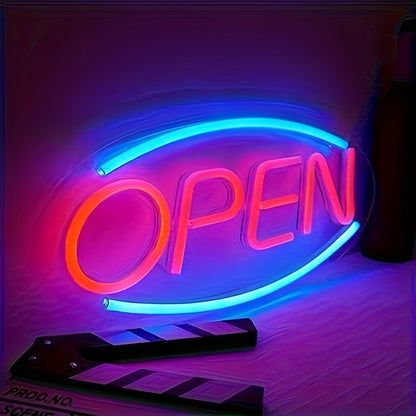 Bright LED Neon Open Sign for Business Window