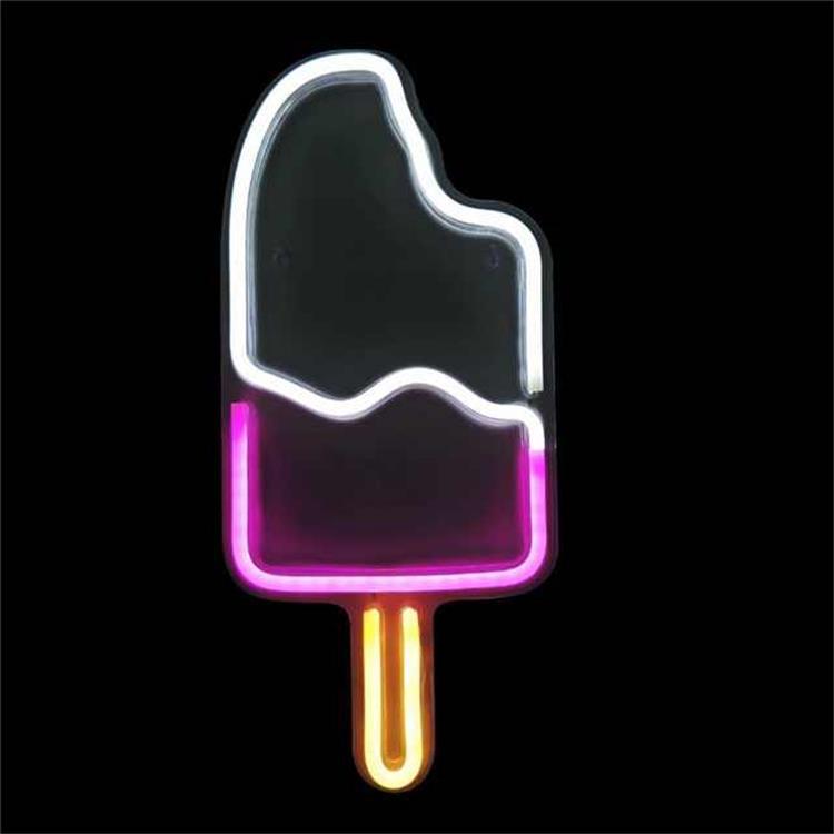 Stylish Ice Cream Soft Serve LED Neon Sign for Cafe/Bar Decor