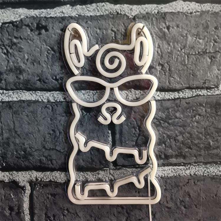 Alpaca  neon  sign atmosphere decoration