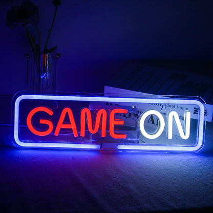 Game On Neon Sign