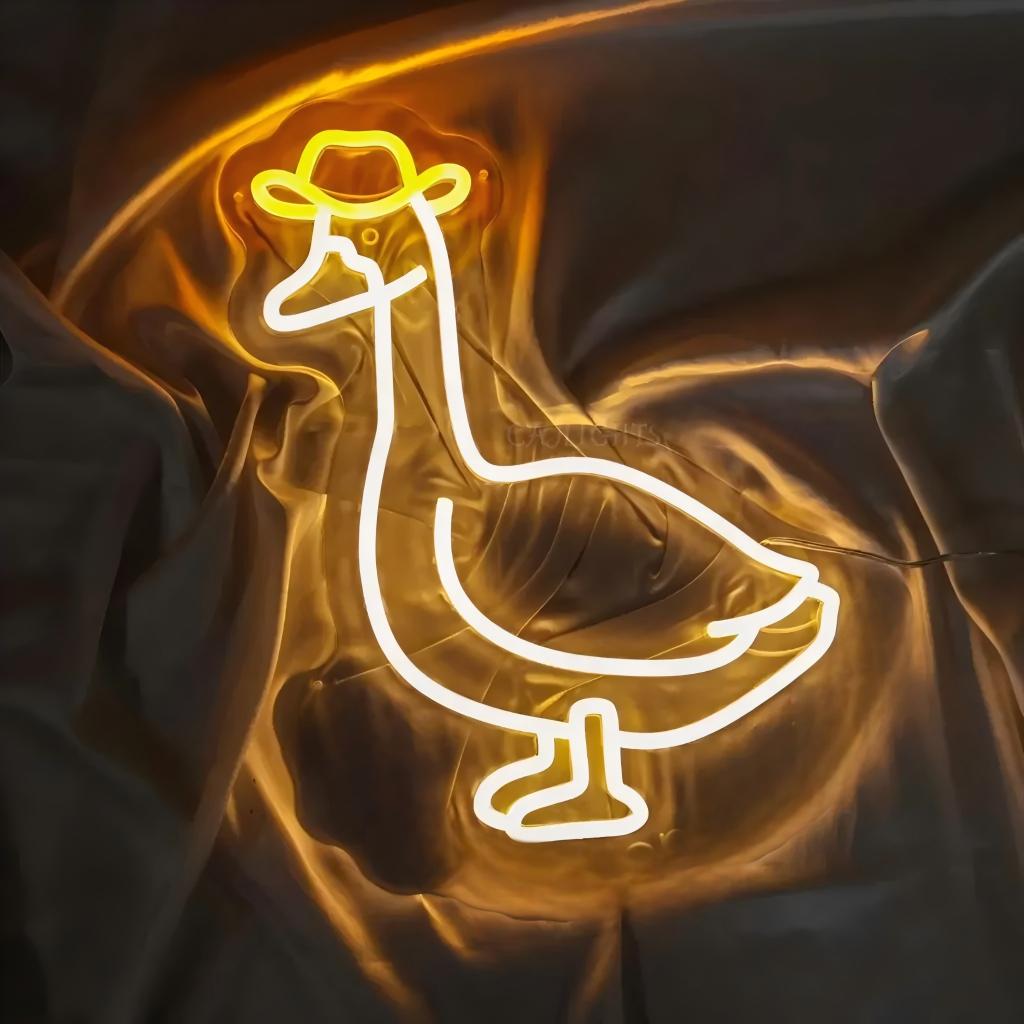 Goose Neon Sign For Wall Decor