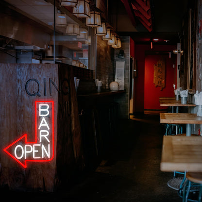 Bar Open Neon Sign For Bar Decor