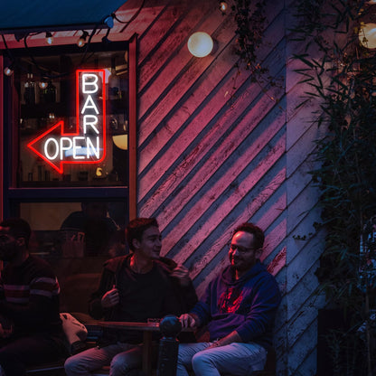 Bar Open Neon Sign For Bar Decor