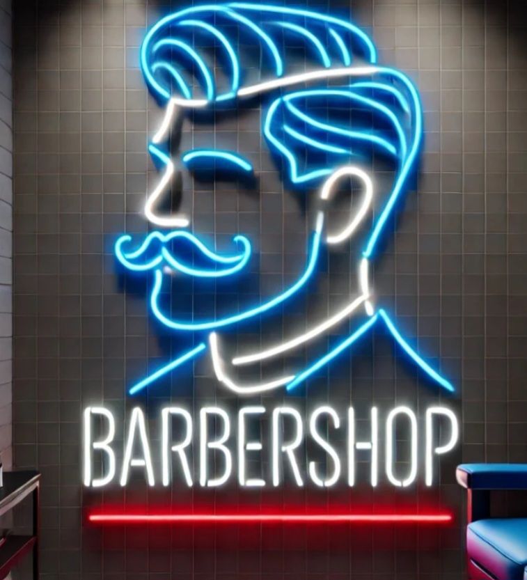 Barbershop Neon Sign for Wall Decor