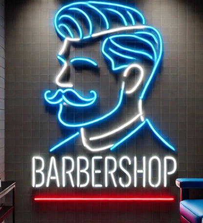 Barbershop Neon Sign for Wall Decor