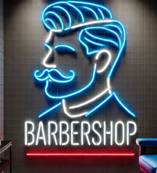 Barbershop Neon Sign for Wall Decor