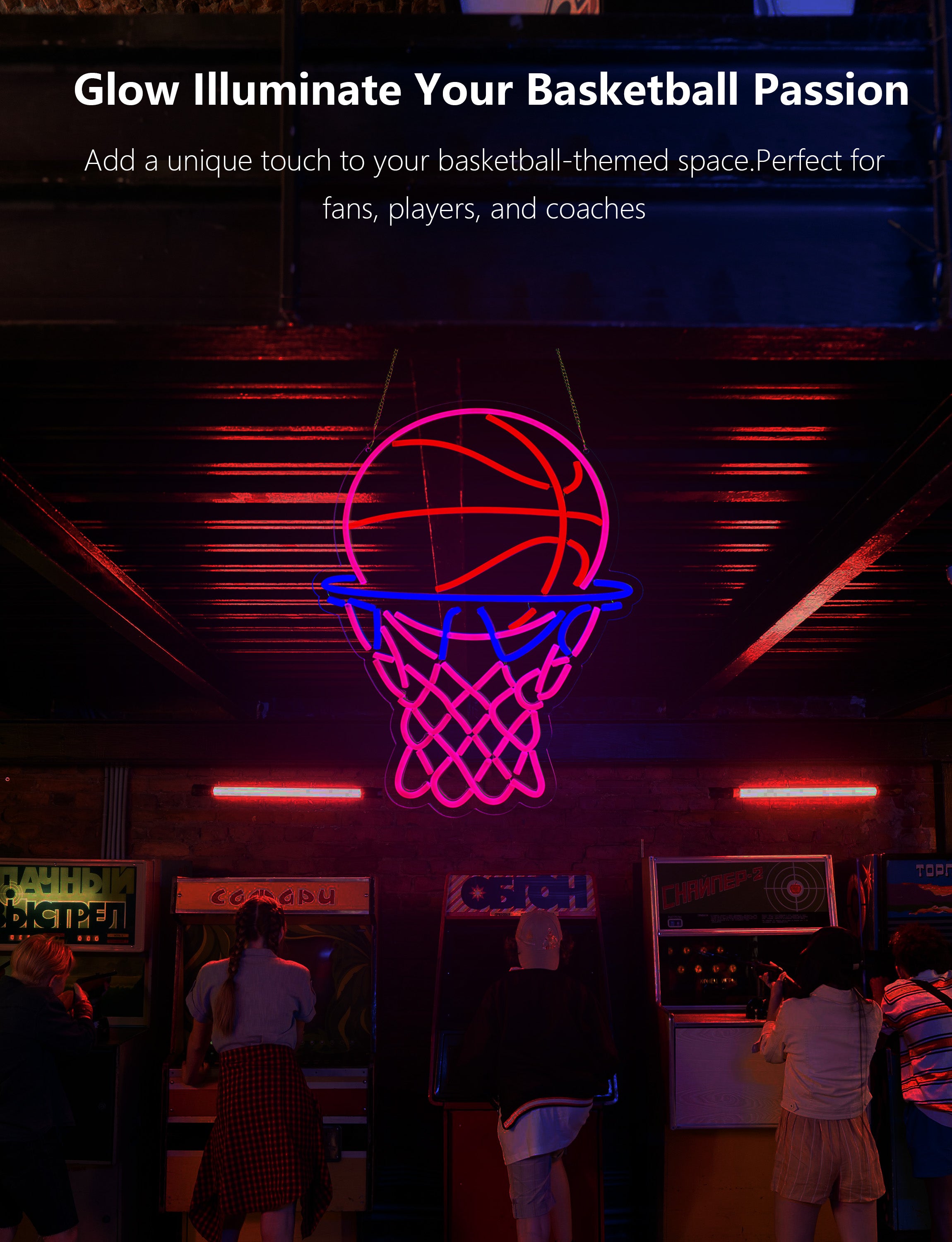 Basketball Neon Sign Light