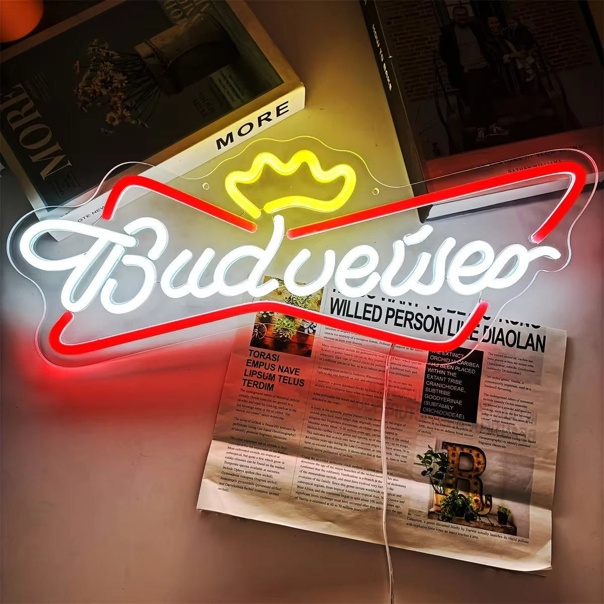 Budweiser Beer  Neon Sign For Bar Decor