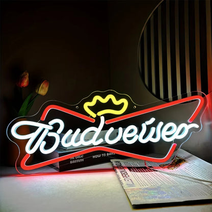 Budweiser Beer  Neon Sign For Bar Decor