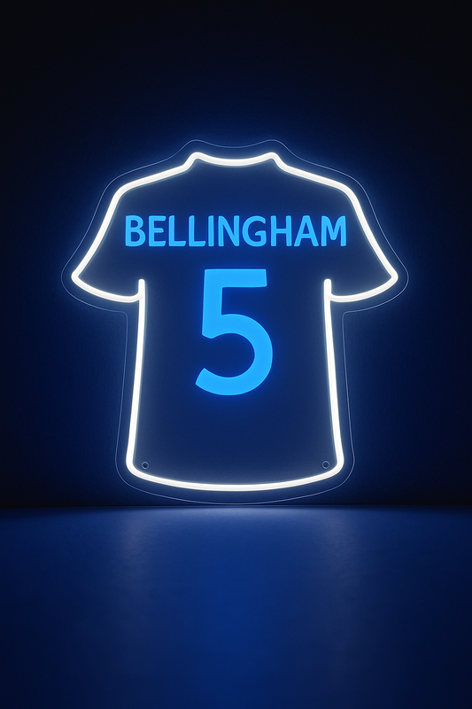 Bellingham #5  Glow Jersey Neon Sign Light