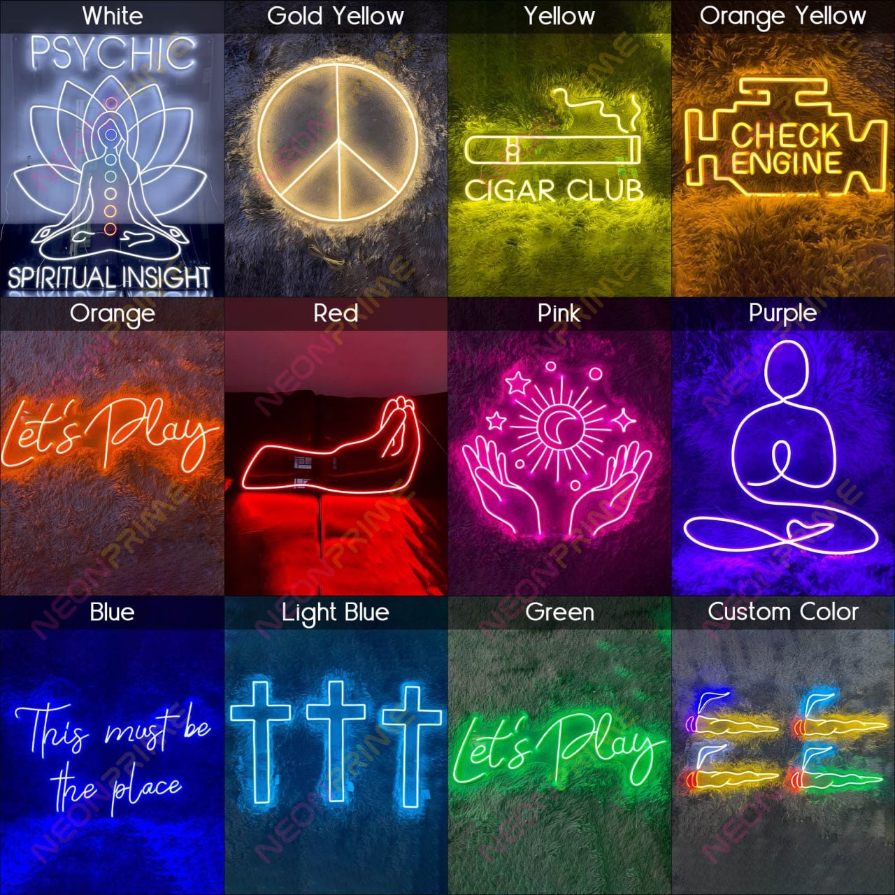 Check Engine Neon Sign, Auto Shop Signage