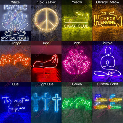 Check Engine Neon Sign, Auto Shop Signage