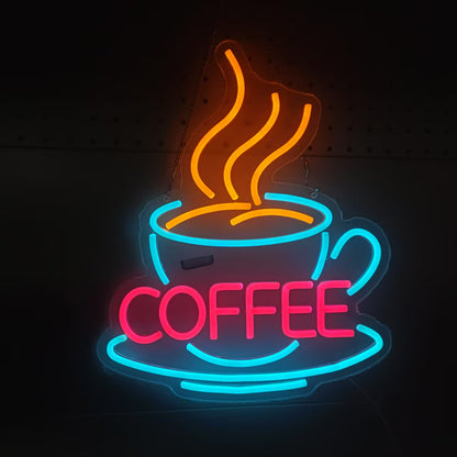 Coffee Neon Sign For Restaurant Wall Decor