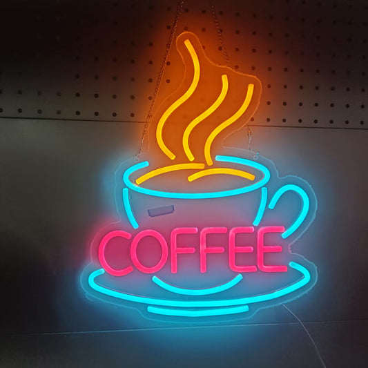 Coffee Neon Sign For Restaurant Wall Decor