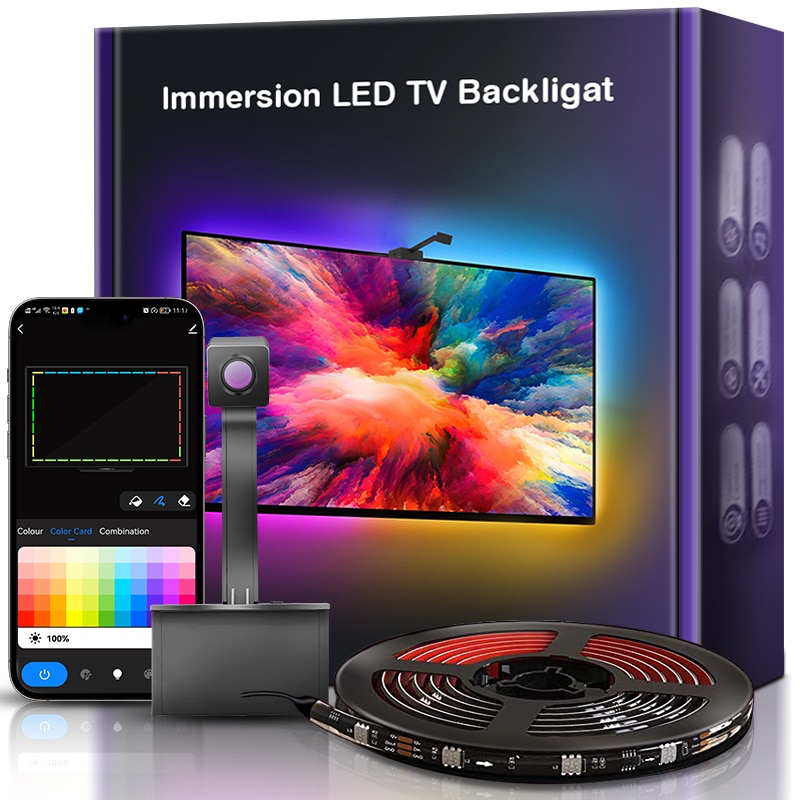 Colourthe RGBIC TV Backlight Strip (Color Sync Lens Version)