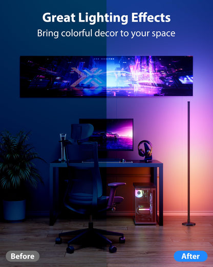 Colourthe Smart LED Corner Floor Lamp