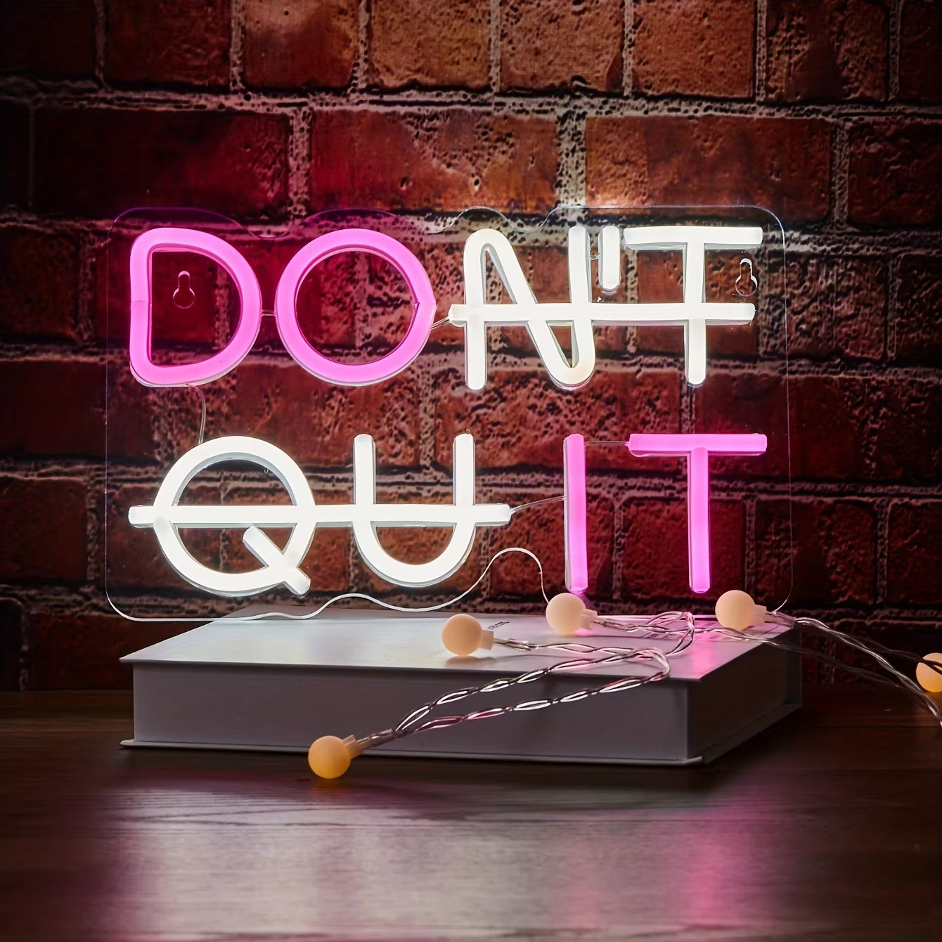 Don't Quit Neon Sign Light