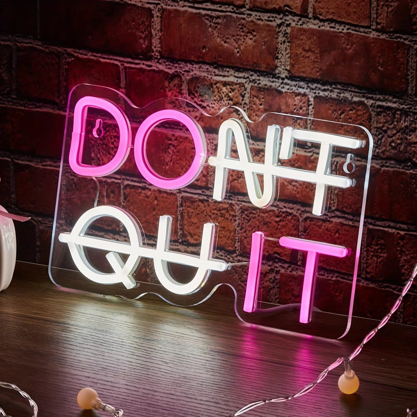 Don't Quit Neon Sign Light